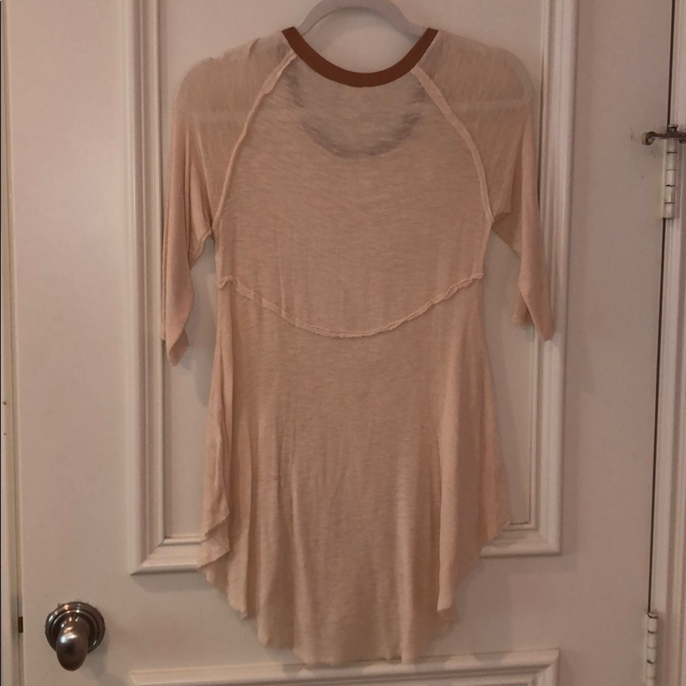 Tan Boho Top - Picture 3 of 4
